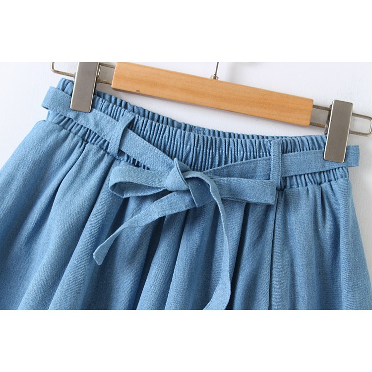 703 frischer Jeansrock in A-Linie